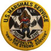 UNITED STATES MARSHAL  NEW YORK YANKEES THEMED POLICE PATCH 